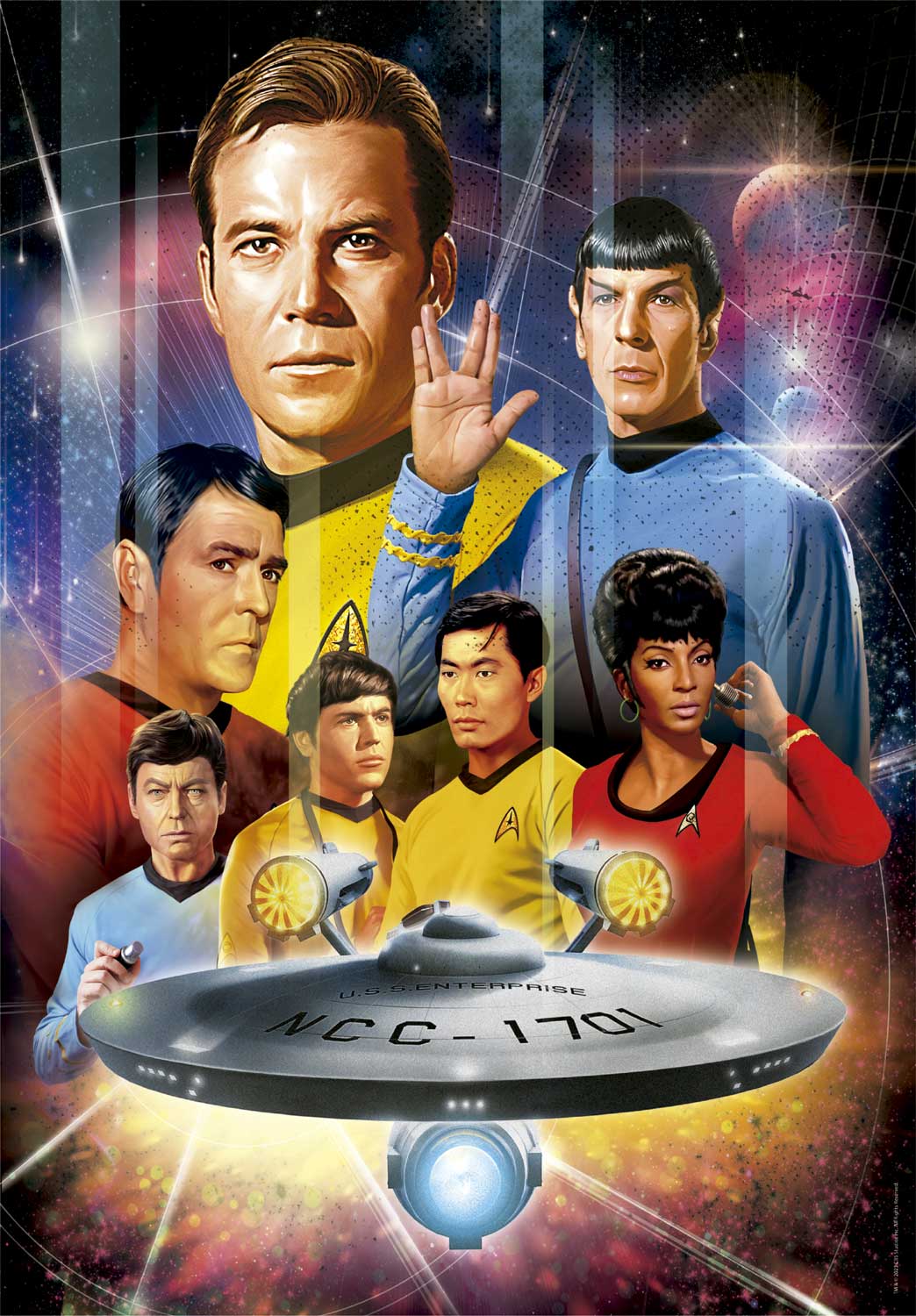 Puzzle Clementoni Star Trek 4 de 500 peças