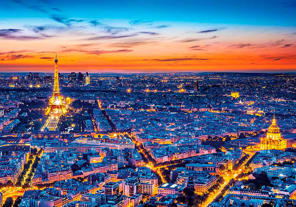 Puzzle Clementoni Vista de Paris 1500 Peças