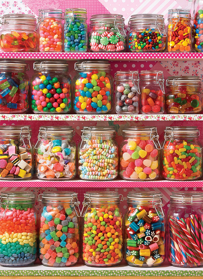 Puzzle de 1000 peças para prateleira de doces Cobble Hill