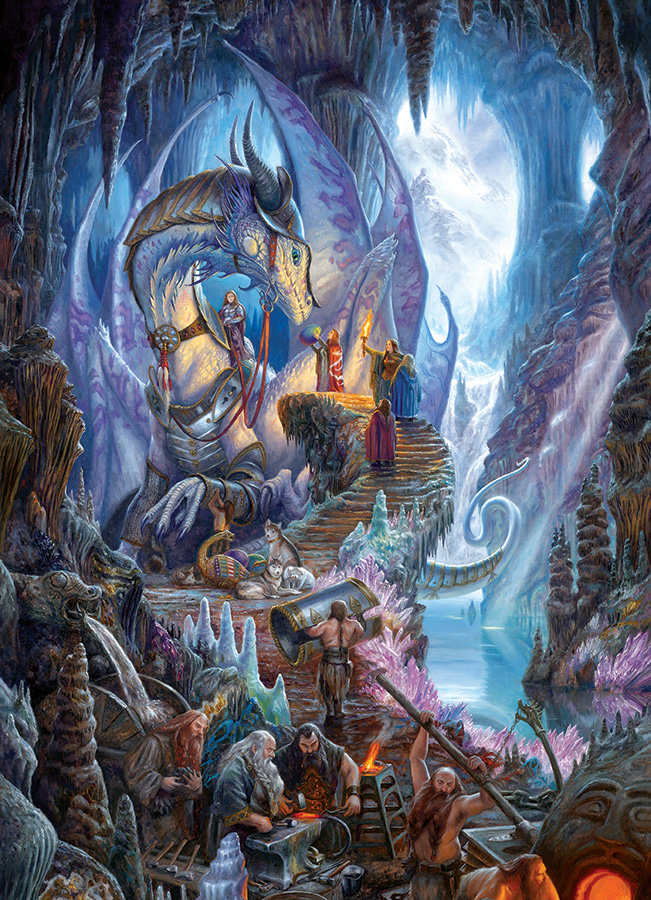 Puzzle Cobble Hill Dragon's Lair 1000 peças