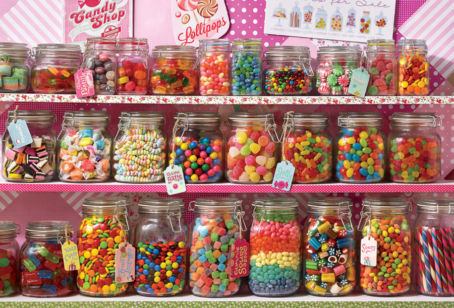 Puzzle Cobble Hill Candy Shop 2000 peças