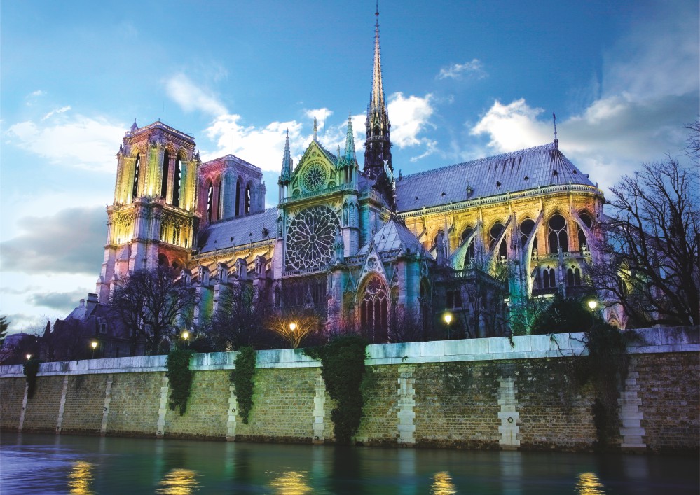 Puzzle Deico Notre Dame, Paris, França 1000 peças