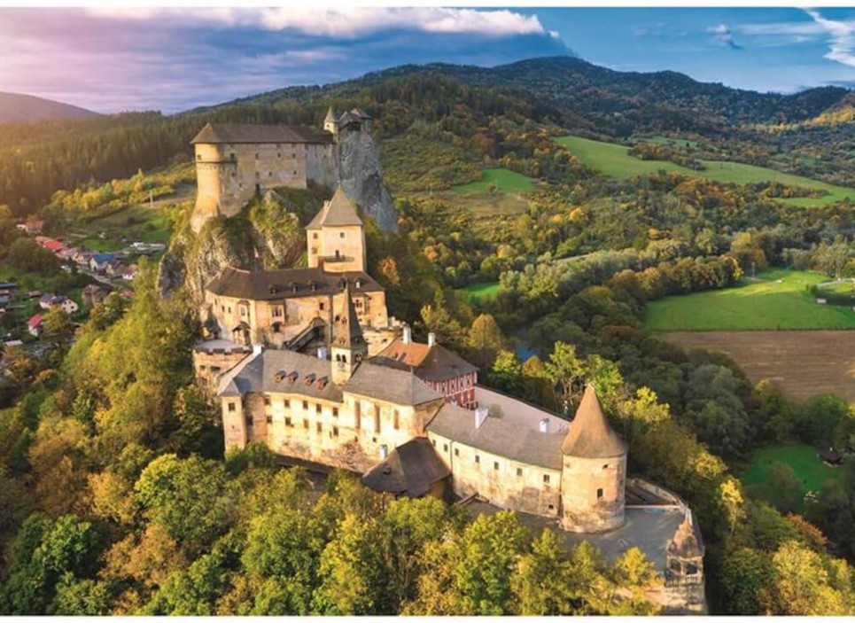 Puzzle Dino Castelo de Orava, Eslováquia de 500 Pçs