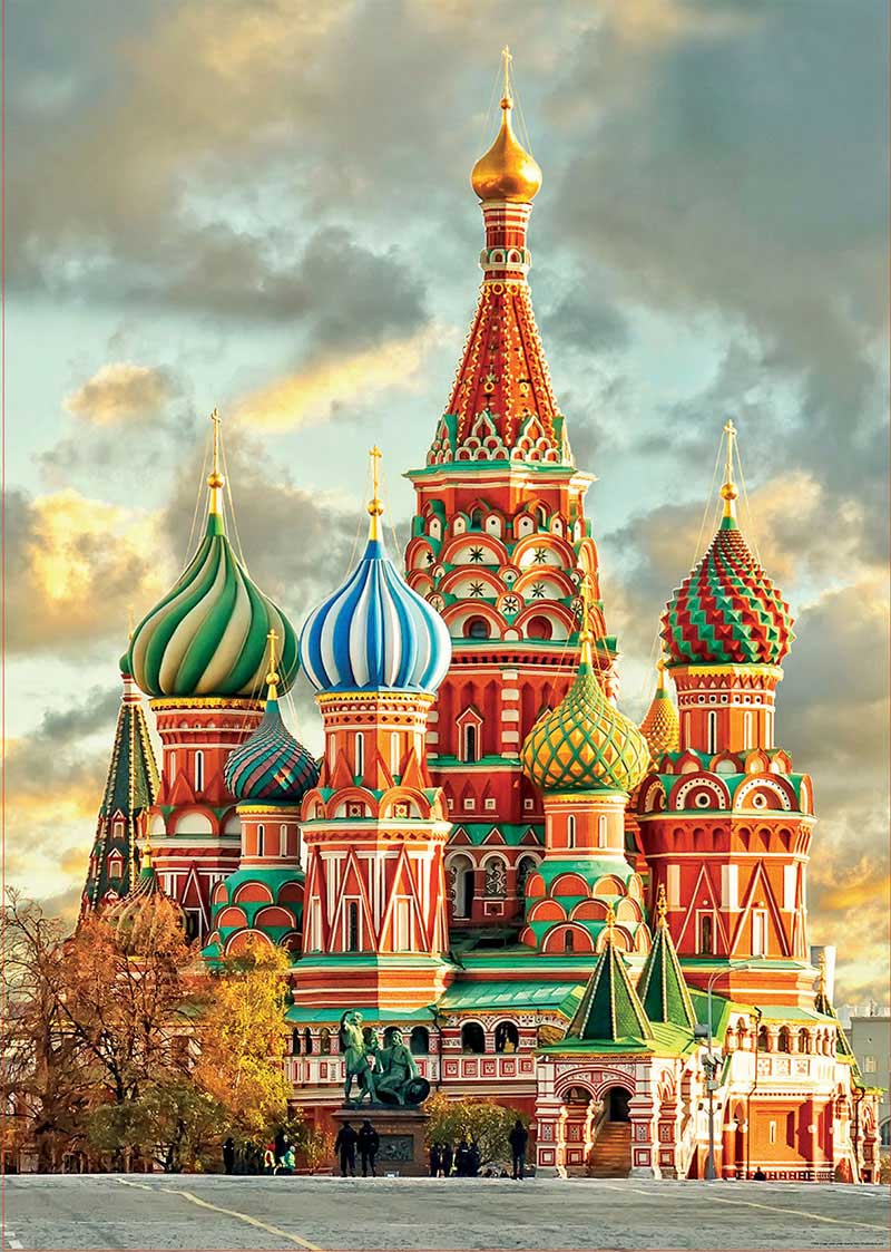 Puzzle Educa Catedral de São Basílio, Moscou de 1000 peça