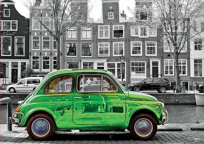 Puzzle Educa Car em Amsterdã de 1000 peças