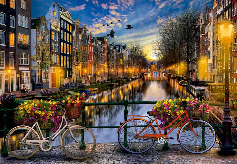 Puzzle Educa From Amsterdam com Amor 2000 Peças