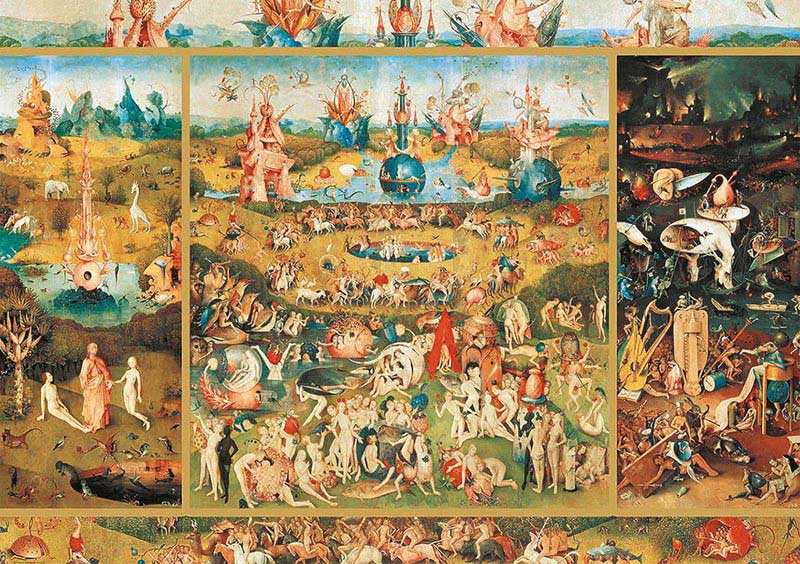 Puzzle Educa O Jardim das Delícias Terrenas 2000 Peças