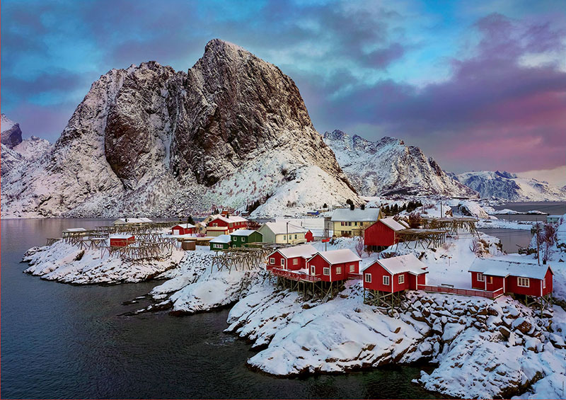 Puzzle Educa Lofoten Islands, Noruega 1500 peças