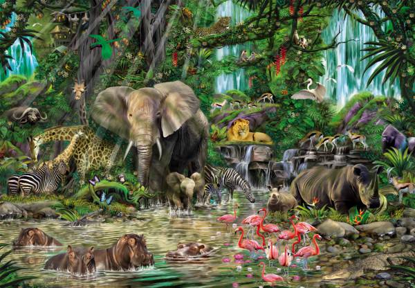 Educa African Jungle Puzzle 2.000 peças