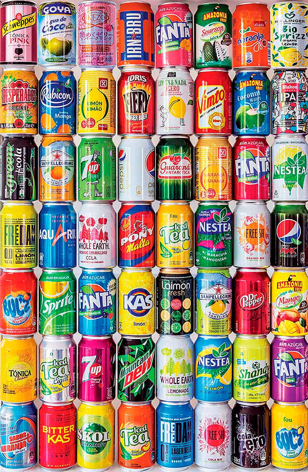 Puzzle Educa latas 2 (peças em miniatura) de 1000 peças