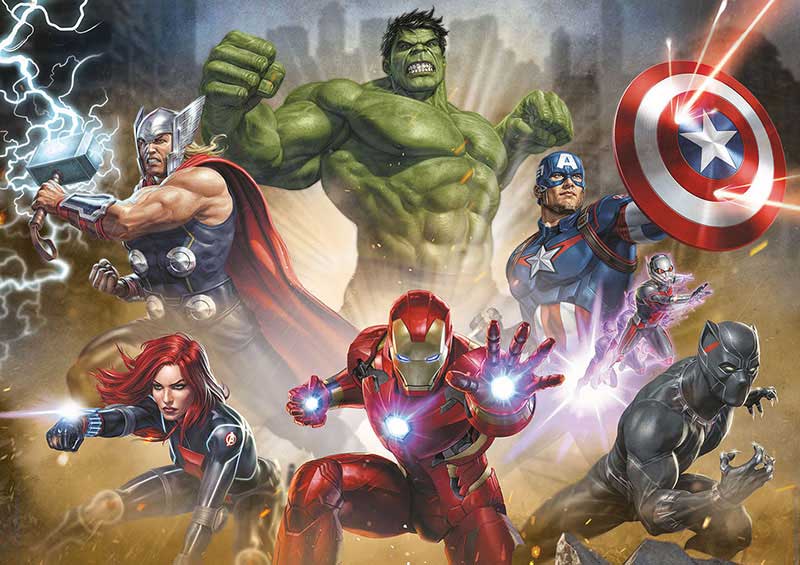 Puzzle Educativo Os Vingadores 1000 Peças