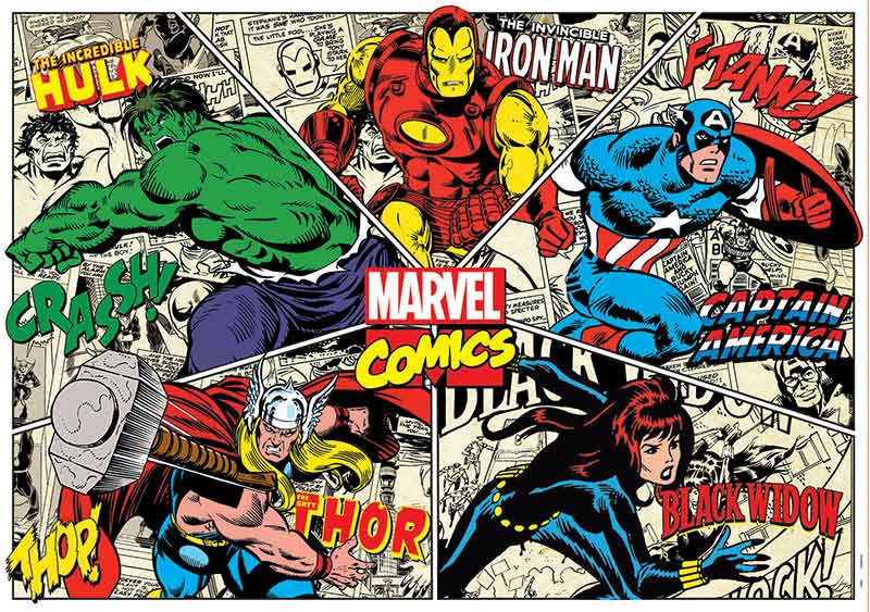Puzzle Educa Marvel Comics 1000 Peças