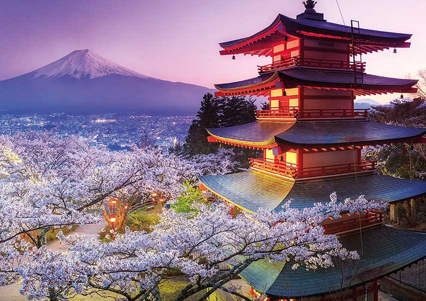 Puzzle Educa Monte Fuji, Japão de 2000 peças