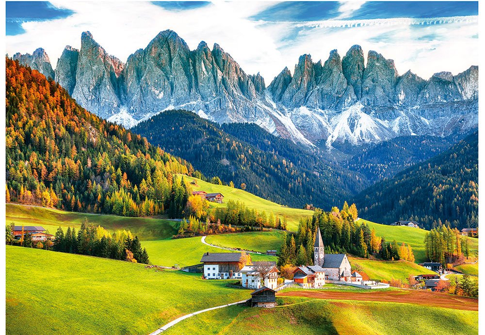 Puzzle Educa Outono nas Dolomitas de 2000 Peças