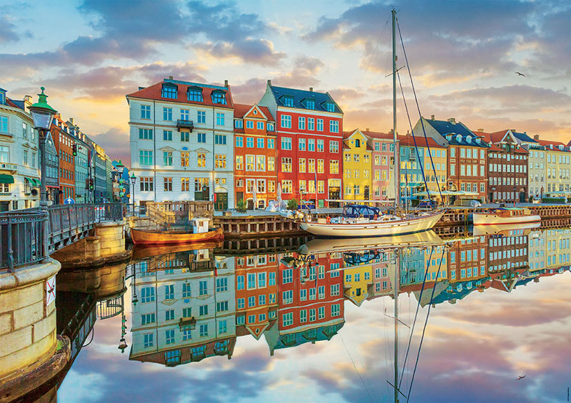 Puzzle Educa Porto de Copenhague 2000 Peças