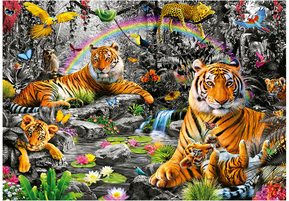 Puzzle Educa Selva Radiante de 1500 Peças