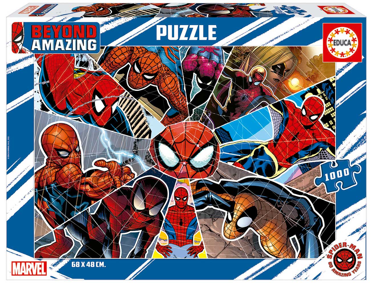 Puzzle Educa Spiderman Beyond Amazing de 1000 peças
