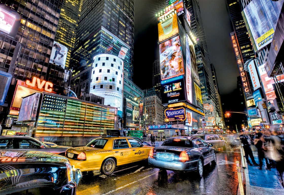 Puzzle Educa Times Square, Nova York de 1000 peças