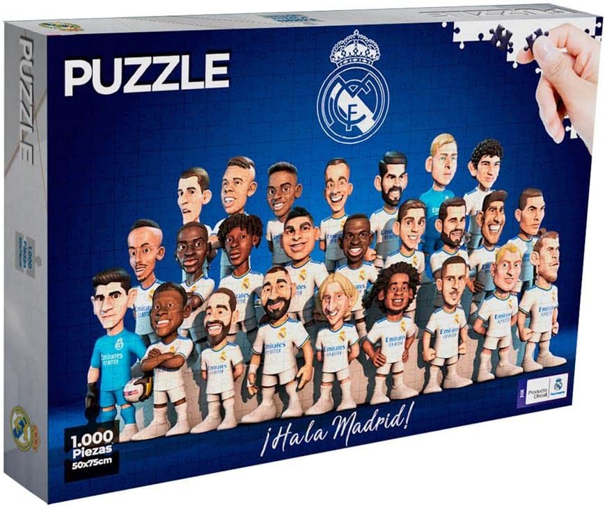 Puzzle Eleven Force Figuras del Real Madrid de 1000 Pçs