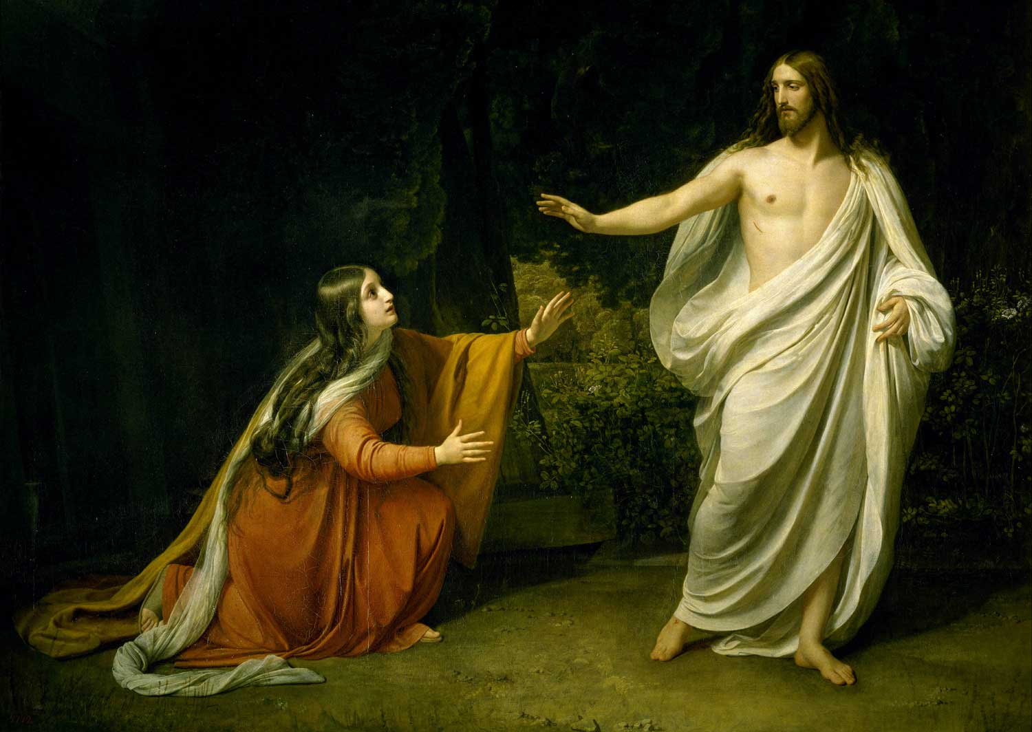 Puzzle Enjoy de Cristo Ressuscitado antes de Maria Madalena 1