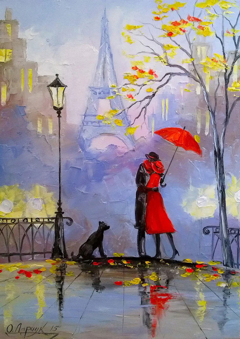 Puzzle Enjoy Dia Chuvoso em Paris de 1000 Peças