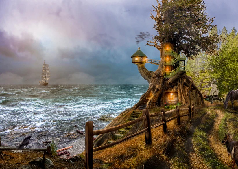 Puzzle Enjoy O Farol Mágico 1000 Peças
