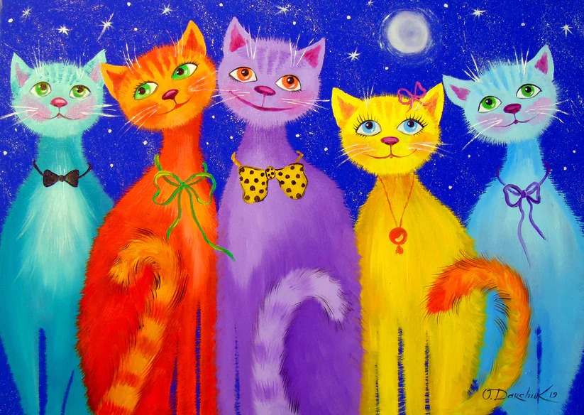 Puzzle Enjoy Gatos Sorridentes de 1000 Peças