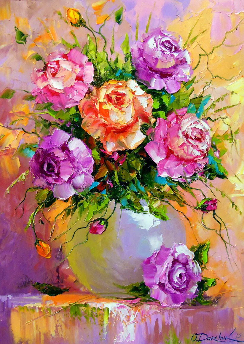 Puzzle Enjoy Vaso com Rosas de 1000 Peças