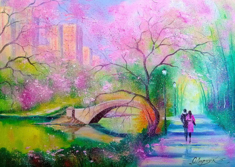 Puzzle Enjoy Caminhe pelo Parque da Cidade de 1000 Peças