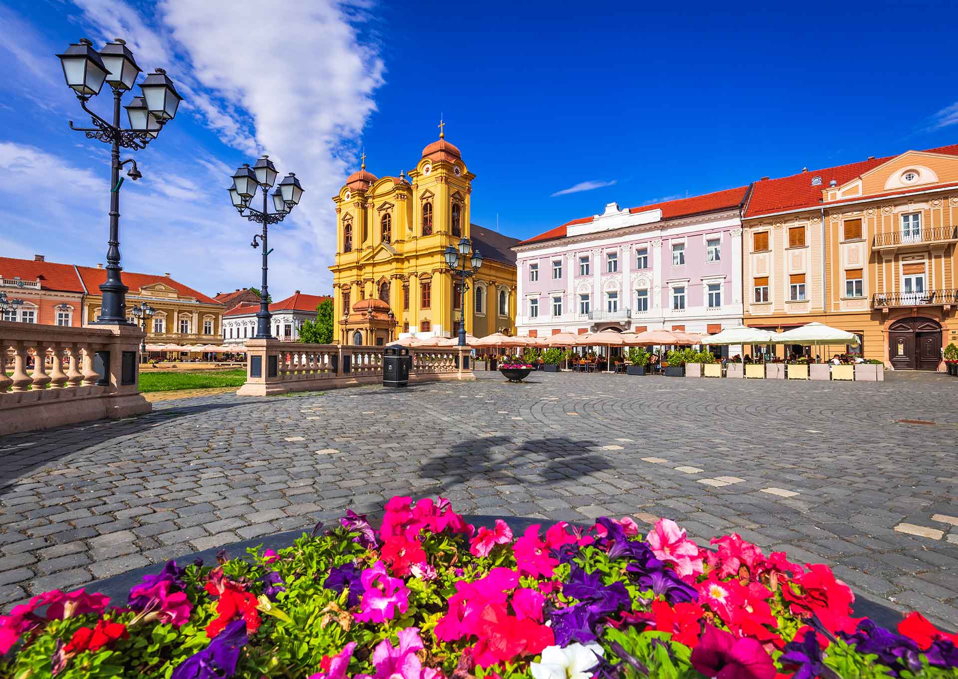 Puzzle Enjoy Union Square em Timisoara, Romênia de 1000 Pzs