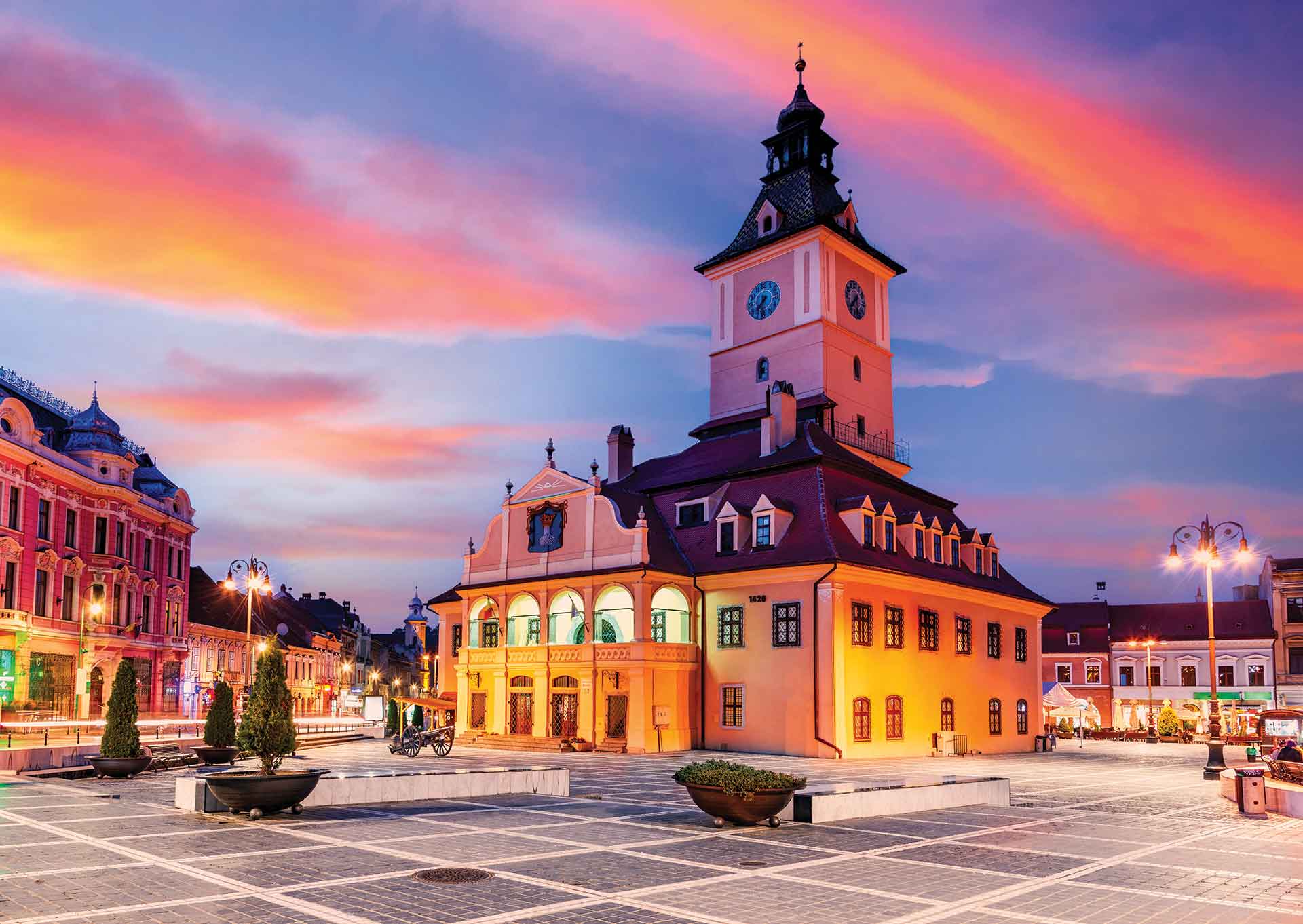 Puzzle Enjoy Council Square em Brasov, Romênia de 1000 Pzs