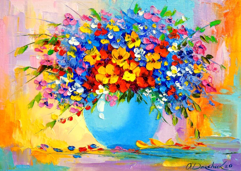 Puzzle Enjoy Um bouquet de Flores de 1000 Peças