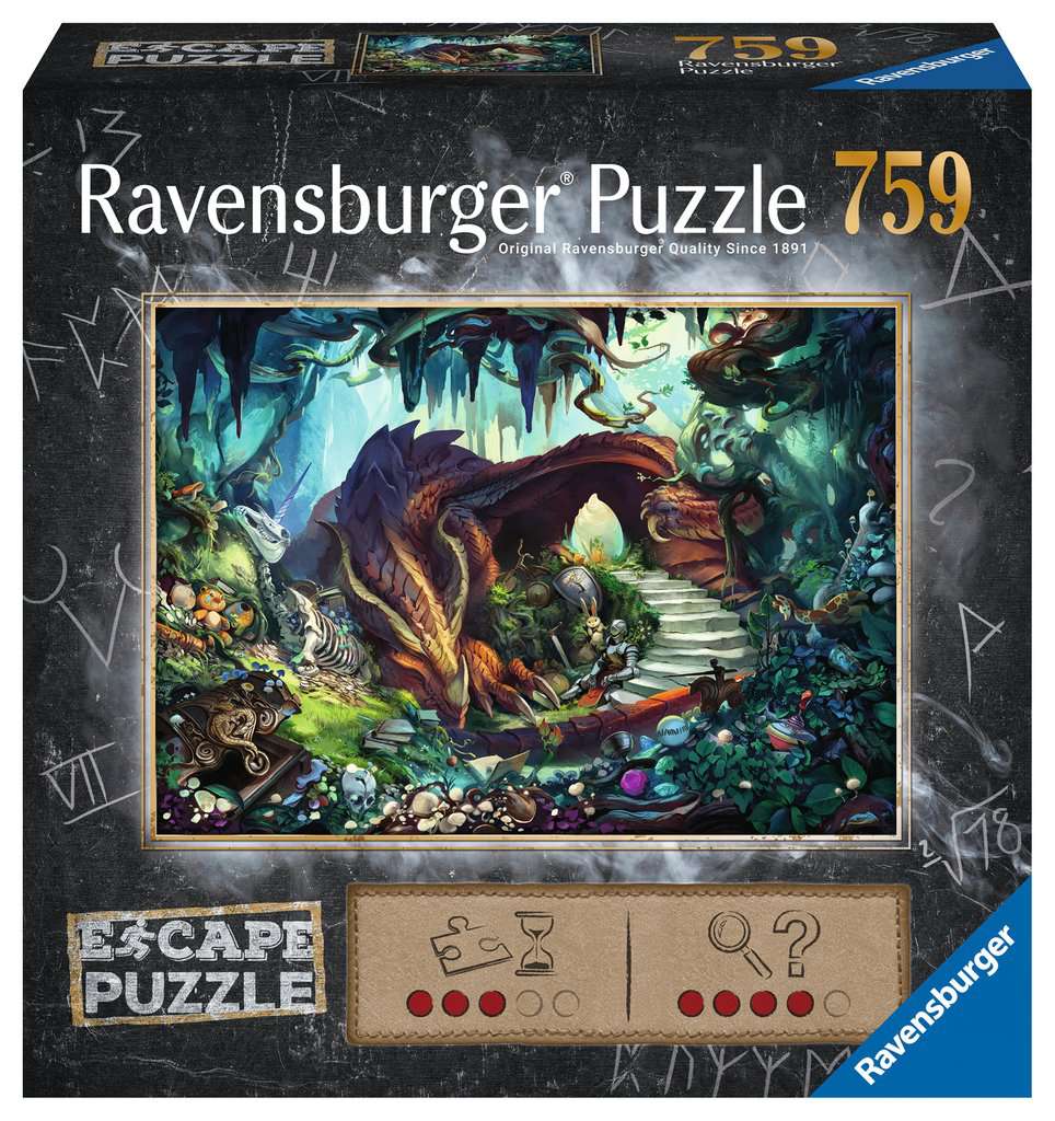 Comprar Puzzle Escape Ravensburger Na caverna do Dragão de 759 peças