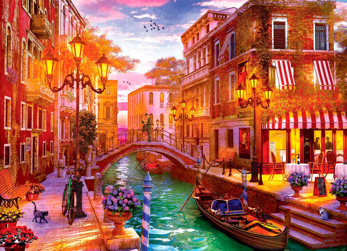 Puzzle Eurographics Sunset em Veneza 1000 peças