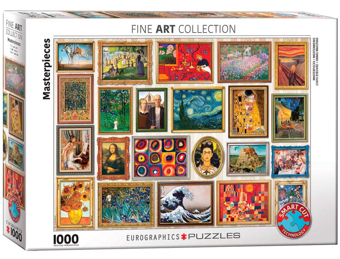 Puzzle Eurographics Coleção de Obras-primas de 1000 Pçs