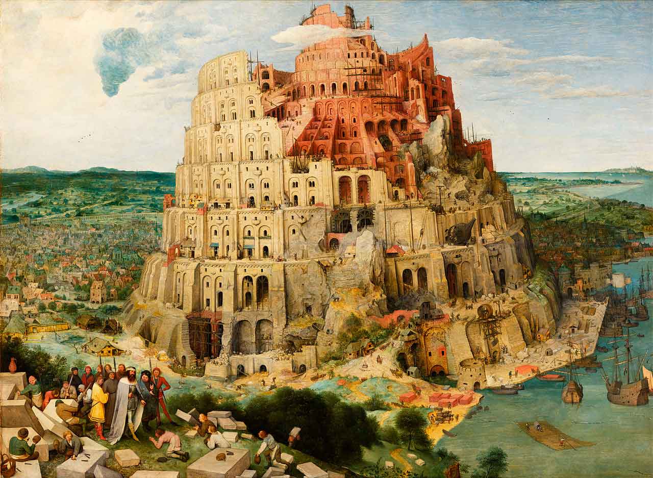Puzzle Eurographics A Torre de Babel 1000 peças