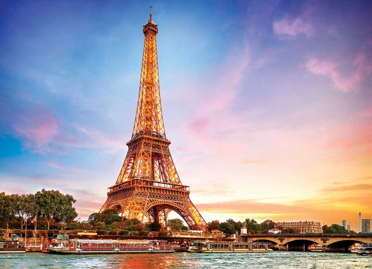 Eurographics Torre Eiffel, Paris Puzzle de 1000 peças