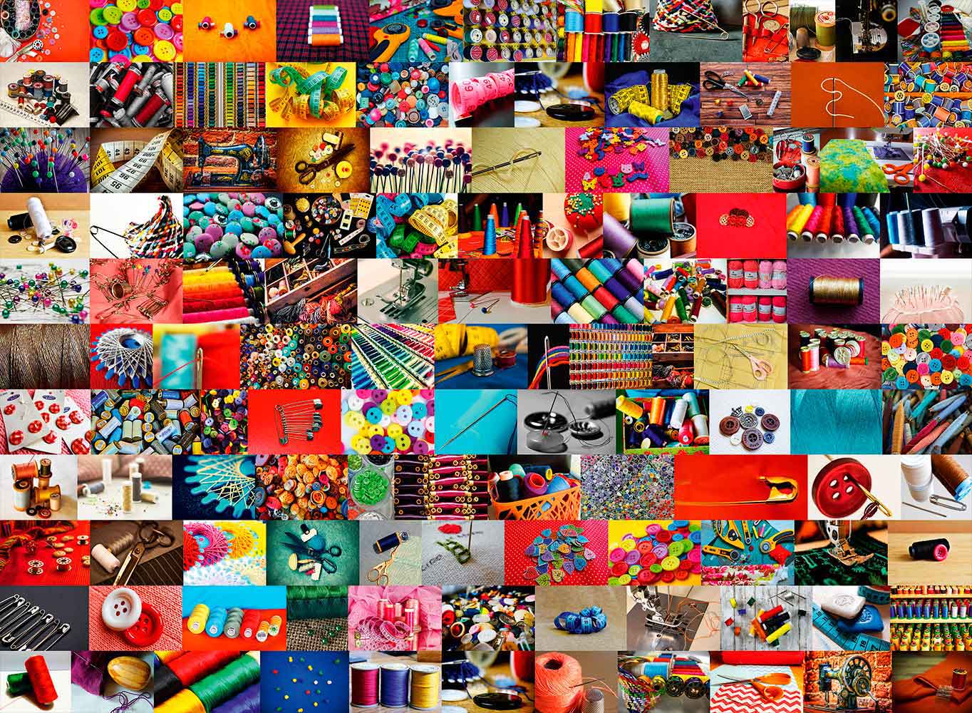 Puzzle Grafika Colagem de Costura de 3000 Peças