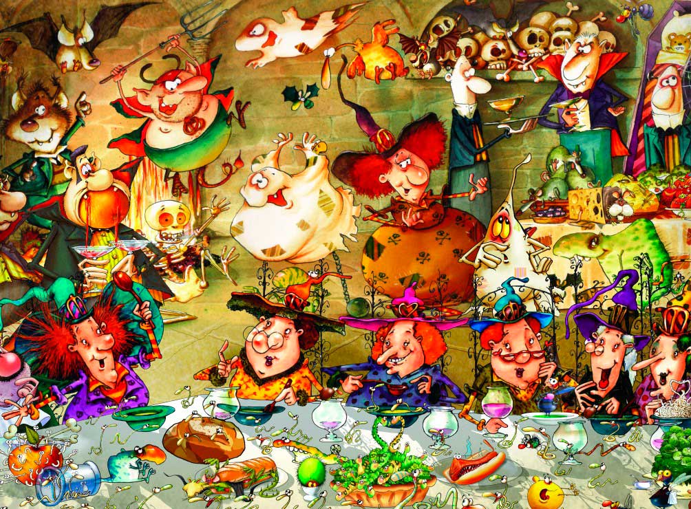 Puzzle Grafika Festa de Bruxa 2000 peças