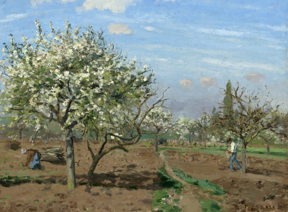 Puzzle Grafika Pomar em Flor, Louveciennes de 2000 Peças