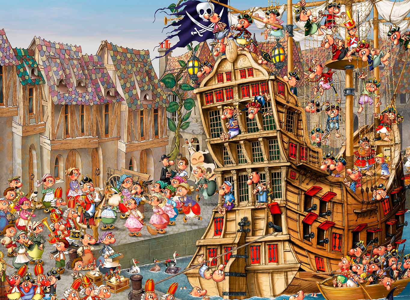 Puzzle Grafika Piratas de 4000 Peças