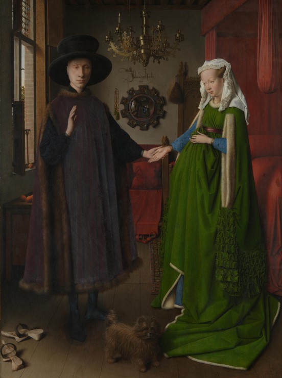 Puzzle Grafika Retrato de Giovanni Arnolfini e Sua Esposa 2000P