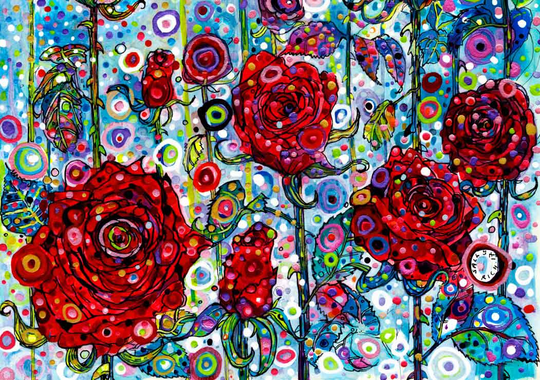 Puzzle Grafika Rosas de 1500 peças