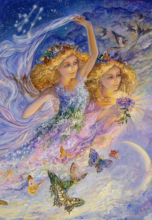 Puzzle Grafika Signo do Zodíaco Gêmeos de 1000 Peças
