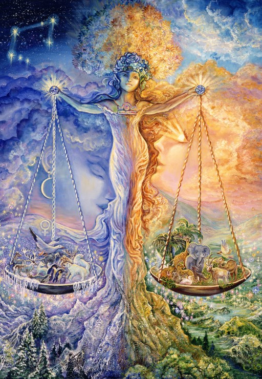 Puzzle Grafika Signo del Zodíaco Libra de 1000 Peças