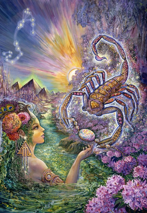 Puzzle Grafika Signo do Zodíaco Escorpião de 1000 Peças