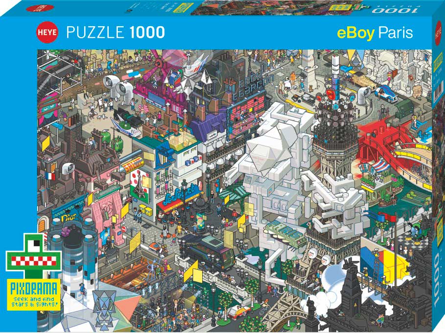 Puzzle Heye Pesquisar em Paris de 1000 Peças