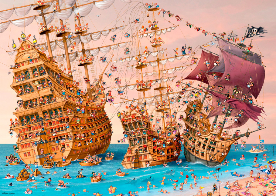 Puzzle Heye Corsairs de 1000 peças