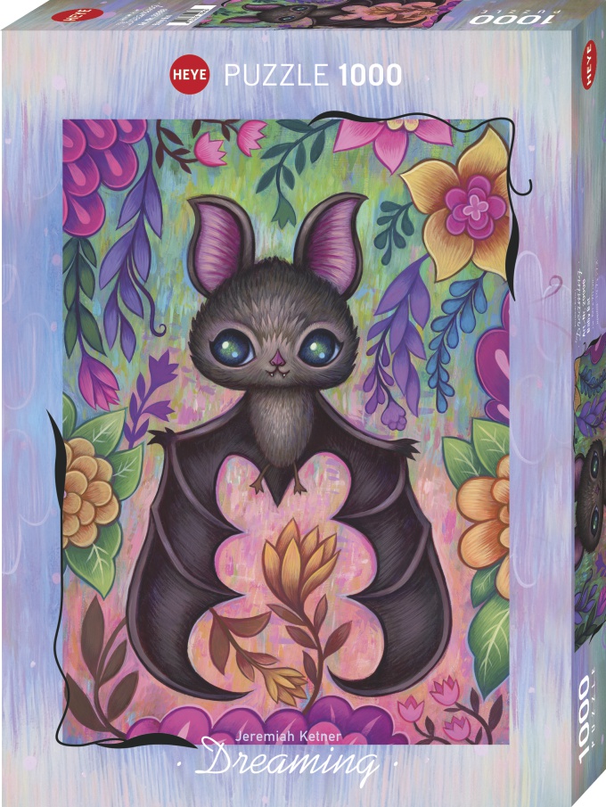 Puzzle Heye Dreaming, Bebê Morcego de 1000 Peças