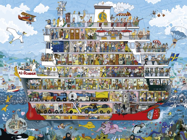 Puzzle Heye The Cruise 1500 Peças